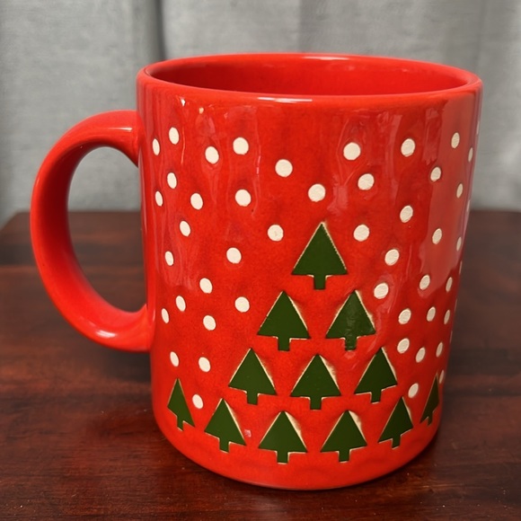 NEW Unusual WAECHTERSBACH "Snowflake" Stylized, Christmas Trees in Snow Mug NWT - Picture 5 of 11